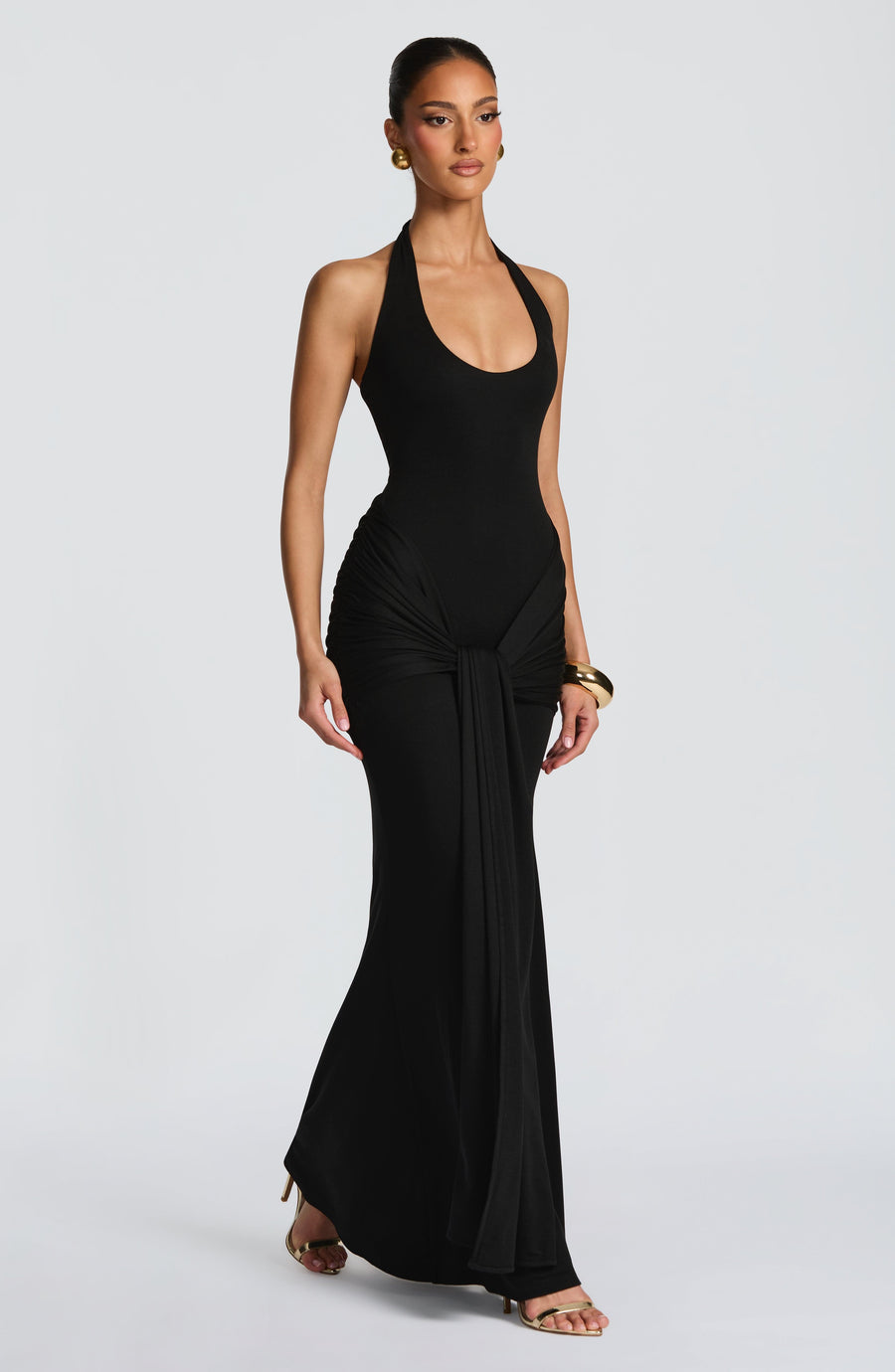 Vestido largo de verano Sophia Black