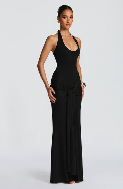 Vestido largo de verano Sophia Black