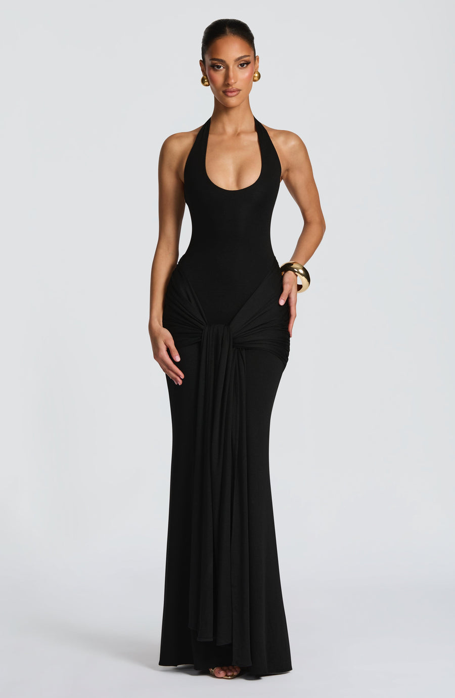 Vestido largo de verano Sophia Black