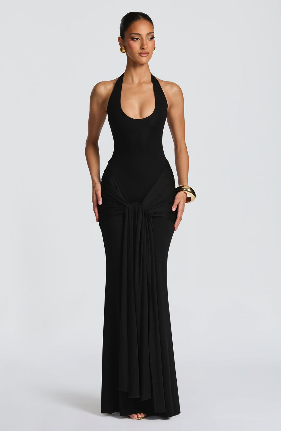 Vestido largo de verano Sophia Black