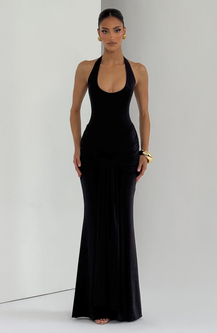 Vestido largo de verano Sophia Black