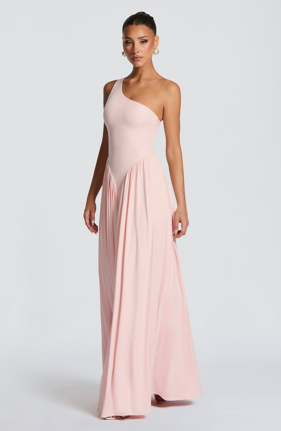 Vestido largo de verano Sophia Soft Blush