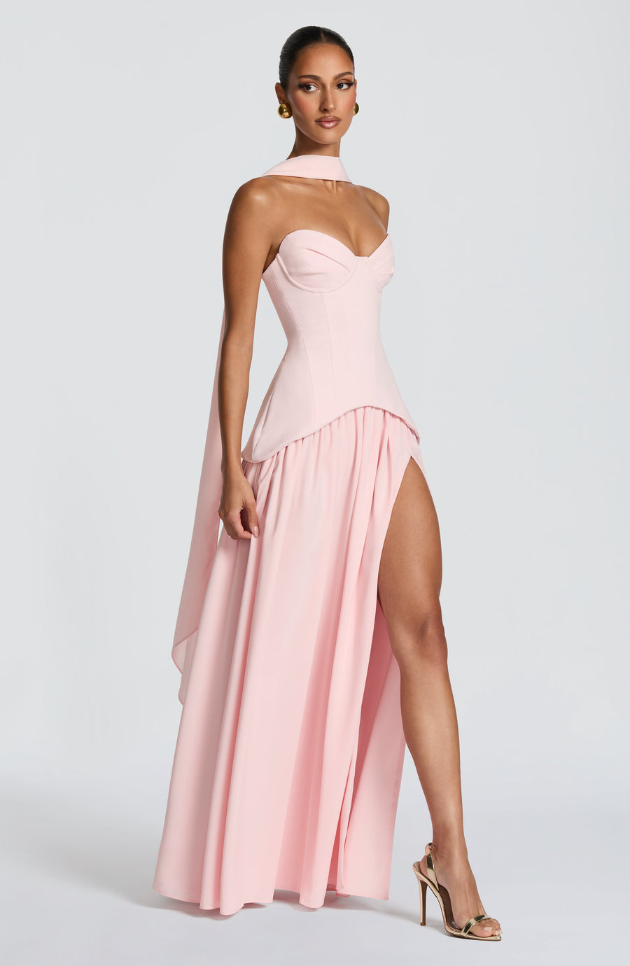 Vestido de verano maxi Sophia Blush