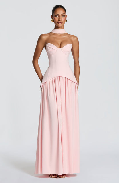 Vestido de verano maxi Sophia Blush