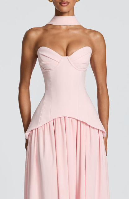 Vestido de verano maxi Sophia Blush