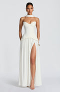 Vestido largo de verano Sophia Ivory