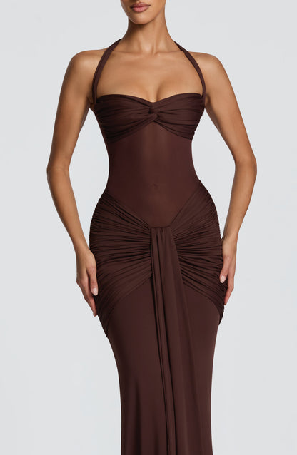 Vestido de verano largo Sophia Plum