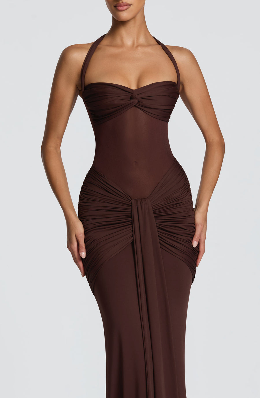 Vestido de verano largo Sophia Plum