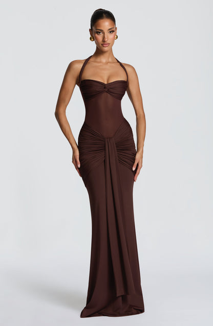 Vestido de verano largo Sophia Plum