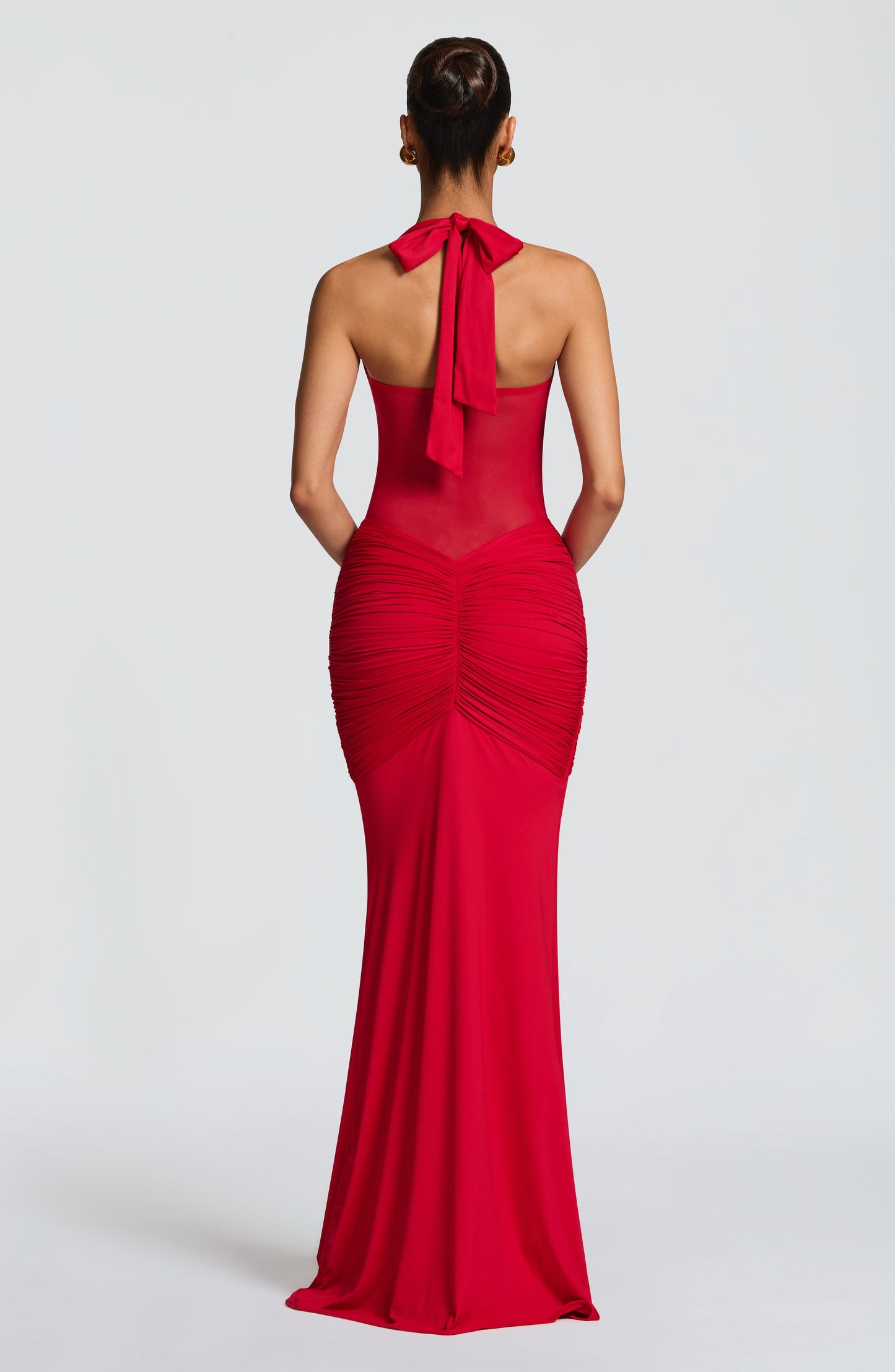 Vestido maxi Sophia rojo para el verano