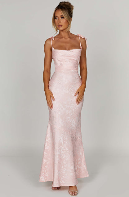Vestido de verano largo Sophia Blush
