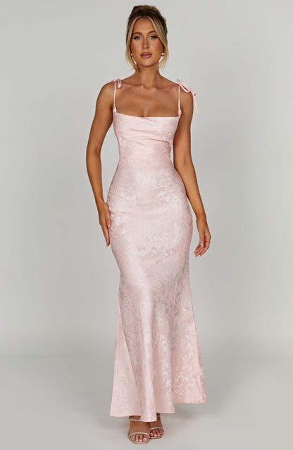 Vestido de verano largo Sophia Blush