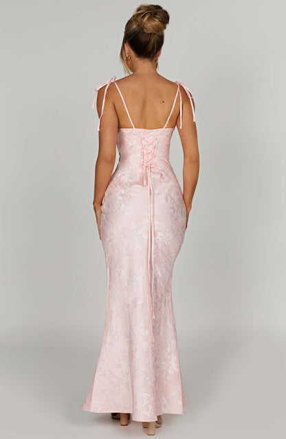 Vestido de verano largo Sophia Blush