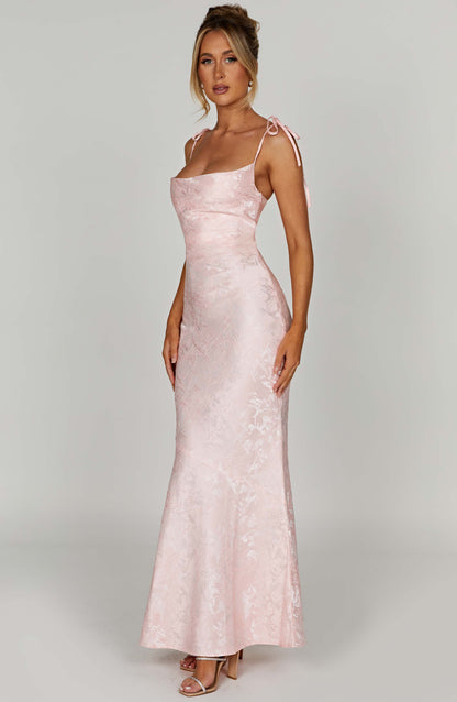 Vestido de verano largo Sophia Blush