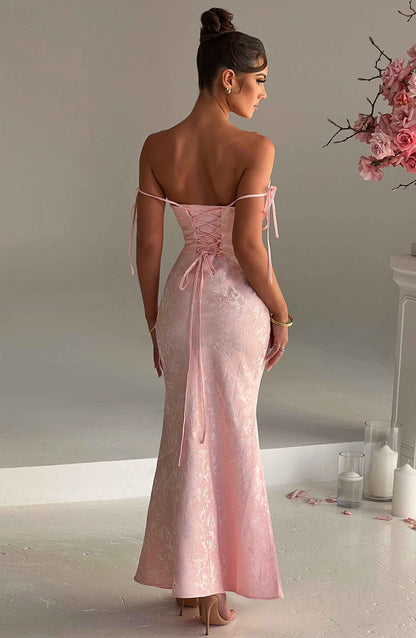 Vestido de verano largo Sophia Blush
