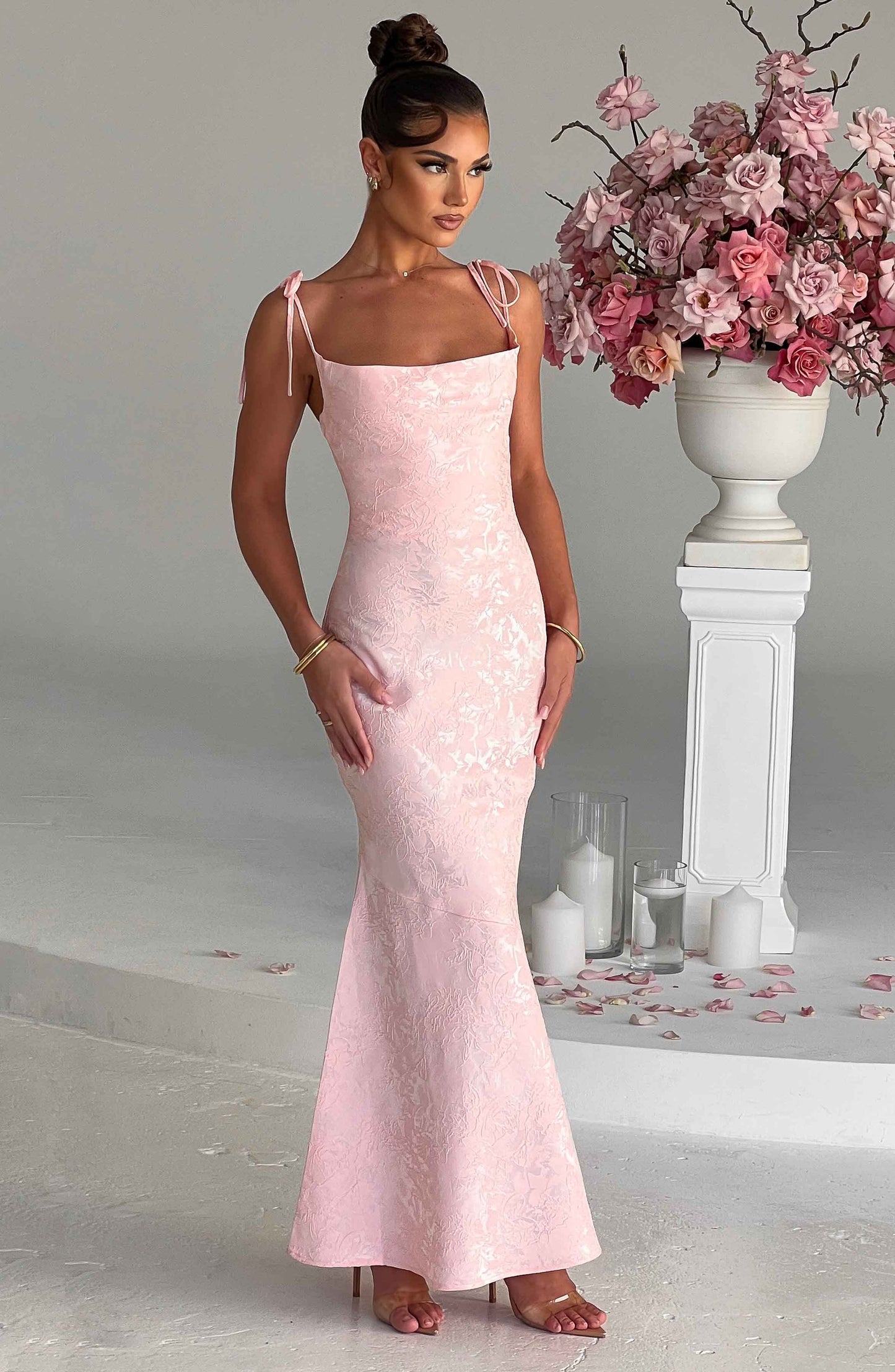 Vestido de verano largo Sophia Blush