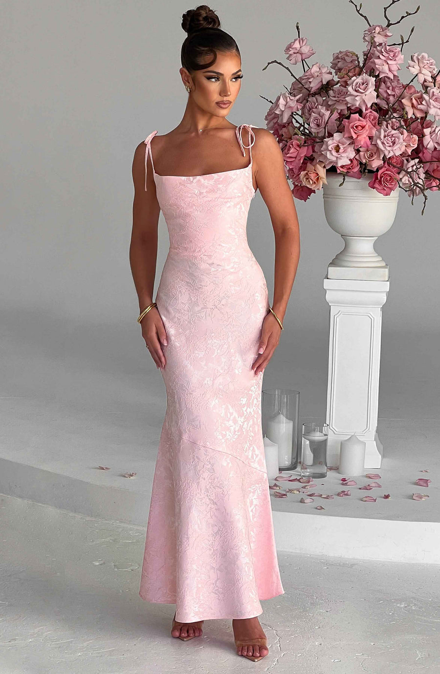 Vestido de verano largo Sophia Blush