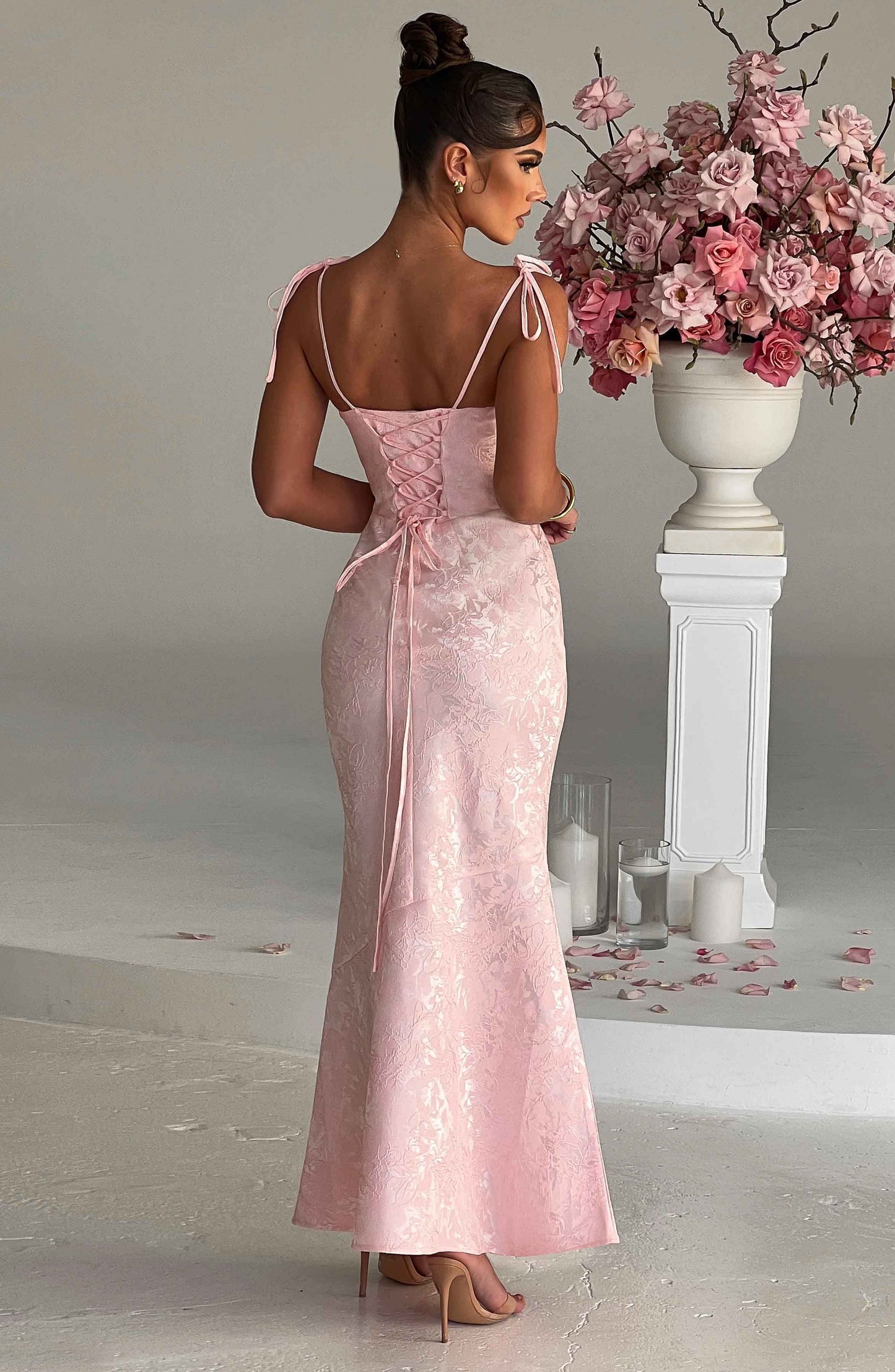 Vestido de verano largo Sophia Blush