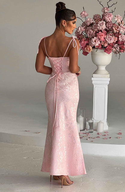 Vestido de verano largo Sophia Blush