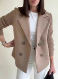 Blazer cruzada para mujer