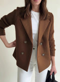 Blazer cruzada para mujer