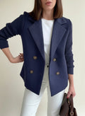 Blazer cruzada para mujer