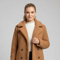 Chaqueta cruzada para mujer
