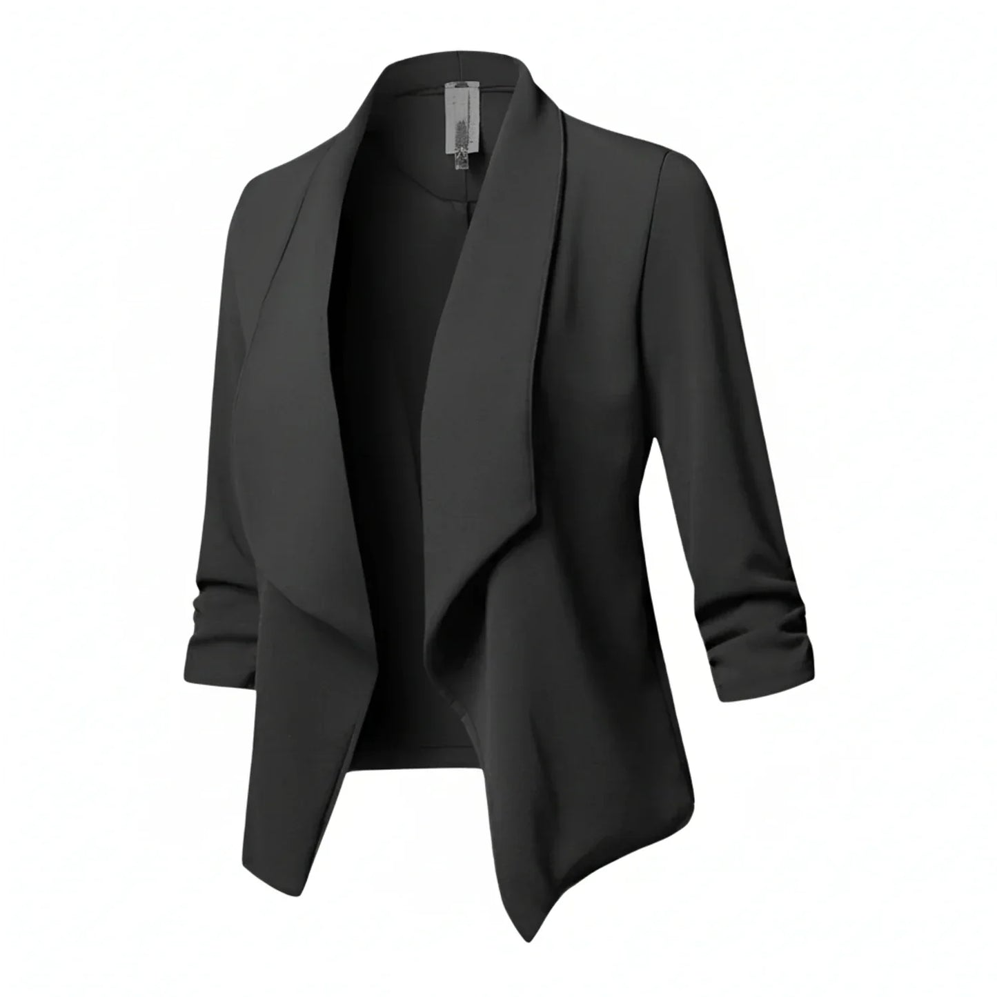 Luvrefashion | Draped Front Blazer for in Pink - styled look