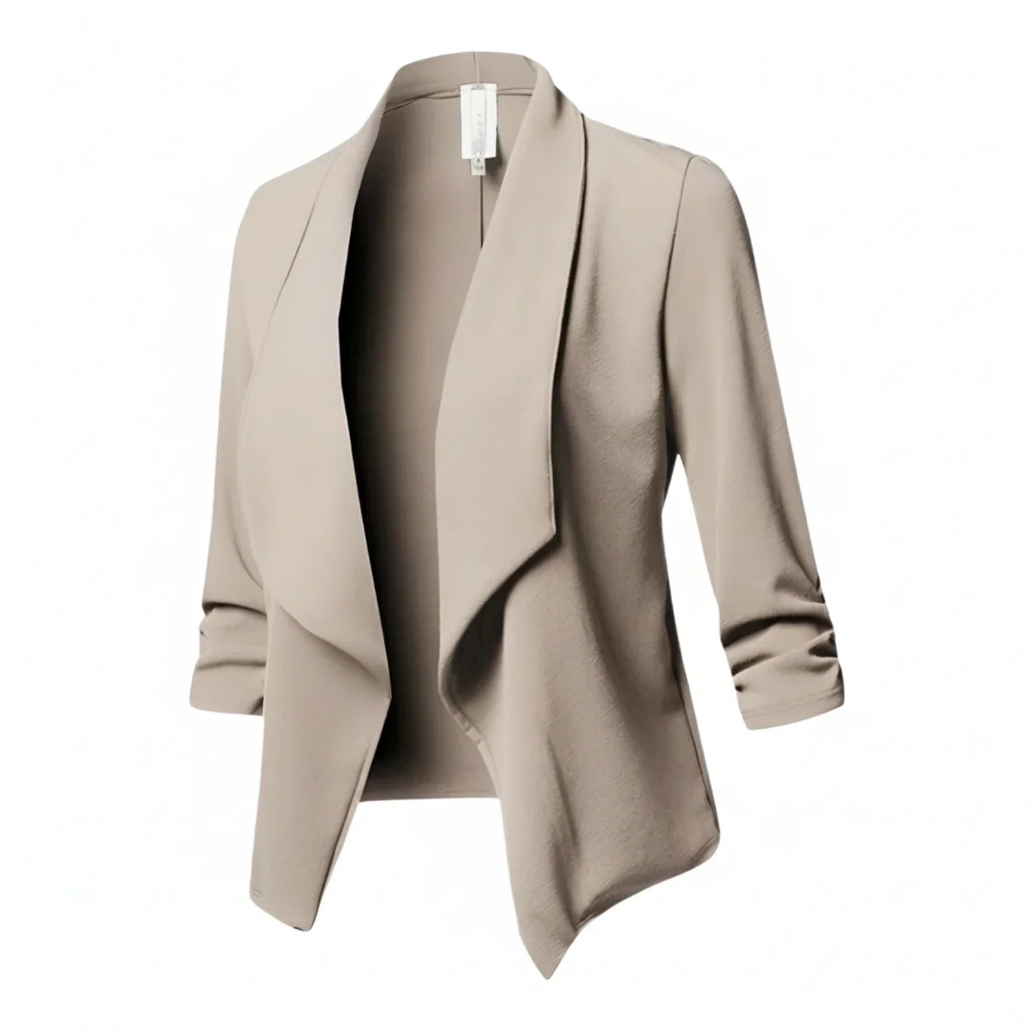 Luvrefashion | Draped Front Blazer for in Pink - image 6