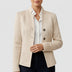 Blazer entallado para mujer - Beis