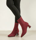Botines de tacón para mujer