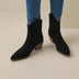 Botines de mujer estilo wéstern - Negro