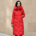 Chaqueta acolchada con capucha para mujer - Red