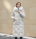 Chaqueta acolchada con capucha para mujer