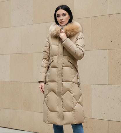 Luvrefashion | Quilted Hooded Jacket in White - image 18