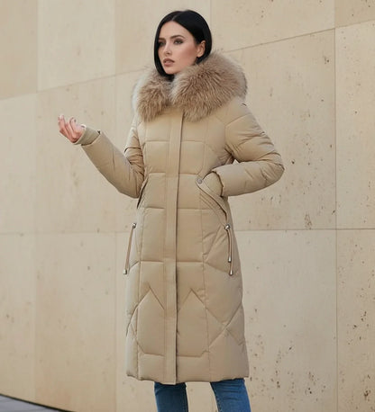Luvrefashion | Quilted Hooded Jacket in White - image 16