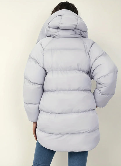 Luvrefashion | Roomy Winter Puffer Coat in Black - styled look