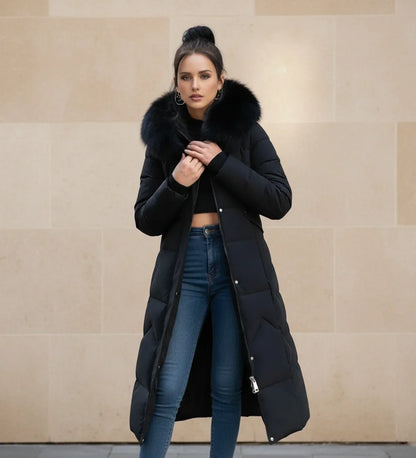 Luvrefashion | Quilted Hooded Jacket in White - image 8