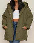 Abrigo de invierno extragrande para mujer