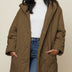Abrigo de invierno extragrande para mujer - Khaki