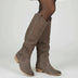 Botas altas sueltas para mujer - Marrón claro