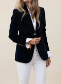 Blazer informal de mujer con solapa con muesca