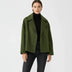 Trenca corta para mujer inspirada en la gabardina - Green