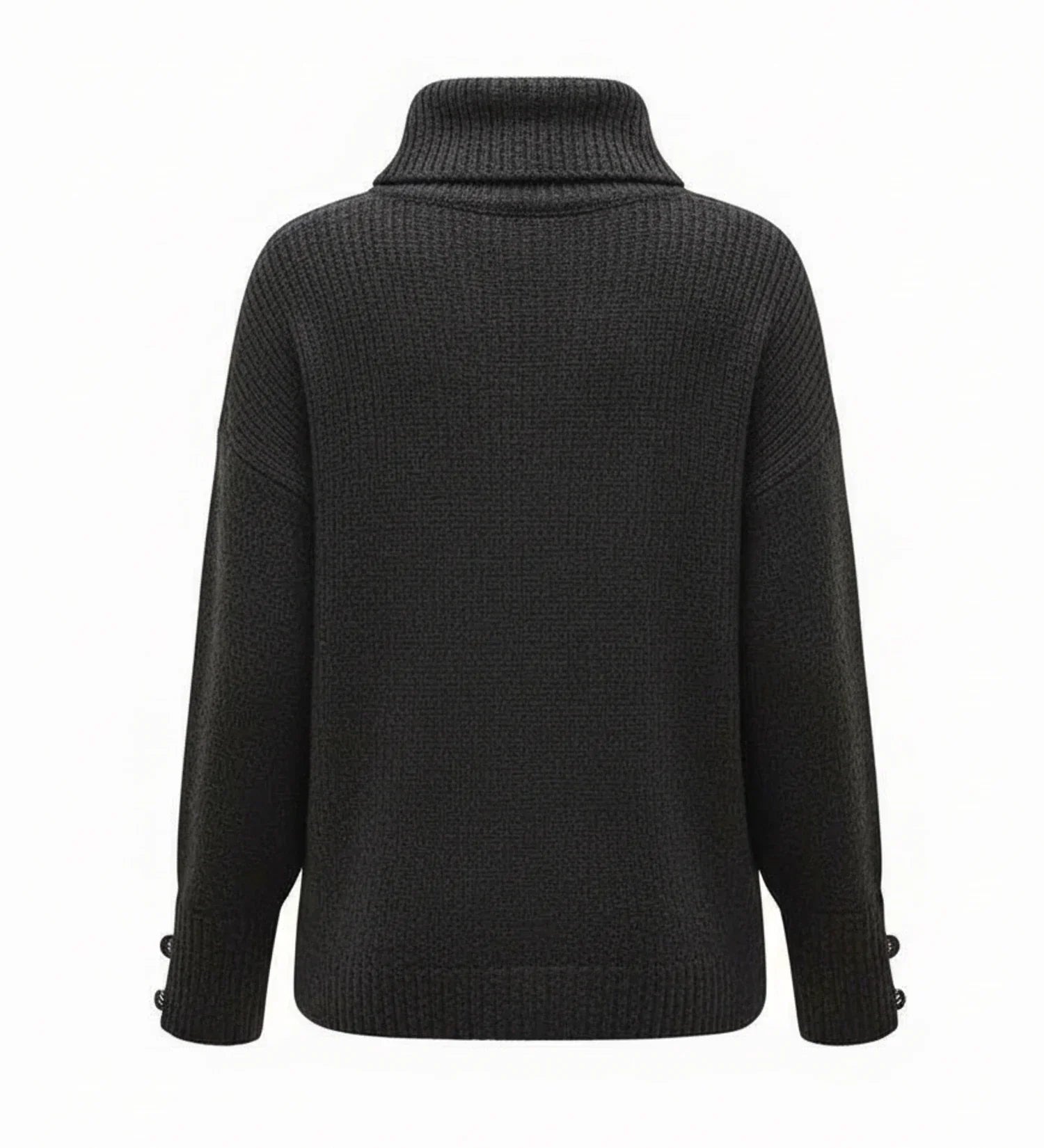 Luvrefashion | Loose Fit Cowl Neck Sweater in White - image 7