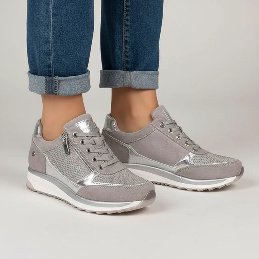 Luvrefashion | Platform Sneakers for in Gray - front view