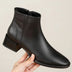 Botines de mujer con punta fina - Negro