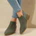 Botines de Punta para Mujer - Verde