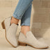 Botines de Punta para Mujer - Beis