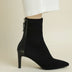 Botines de mujer tipo ante - Negro
