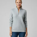 Sudadera de mujer con media cremallera